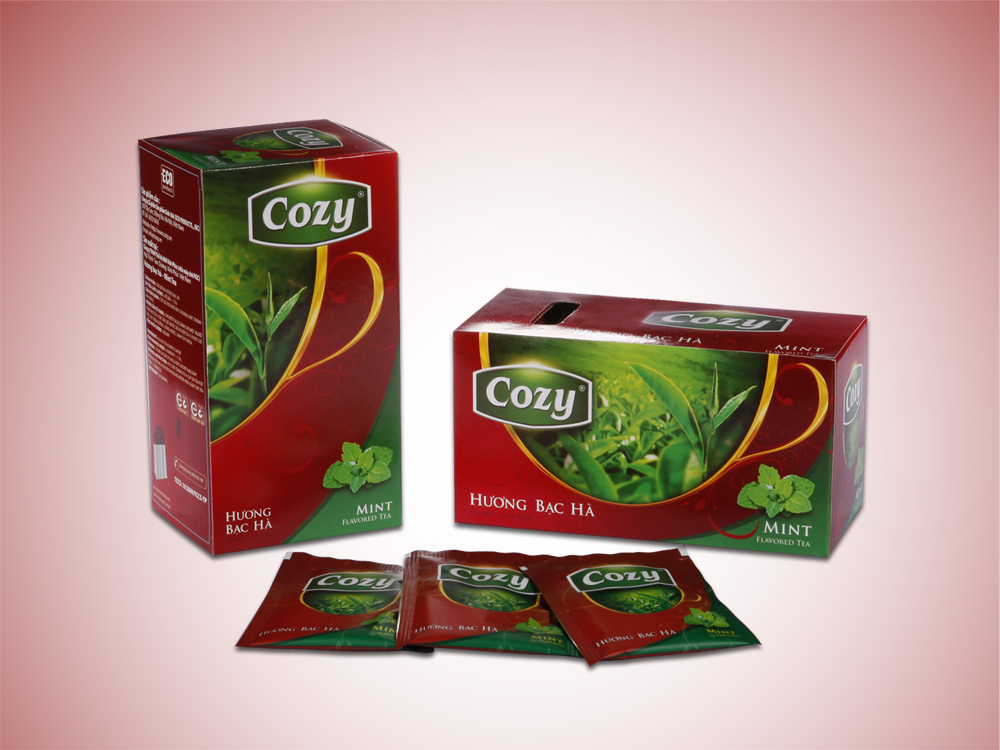Trà bạc hà Cozy hộp 50g (2g x 25 túi) - Cafe Trung Nguyên, Cà Phê Trung  Nguyên, Cà Phê